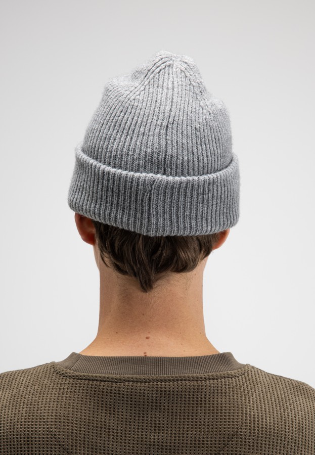 Afbeelding van Army Wool Hook Beanie - M2629004 Grey Melange 133 - Butcher of Blue